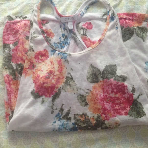 Floral tank top