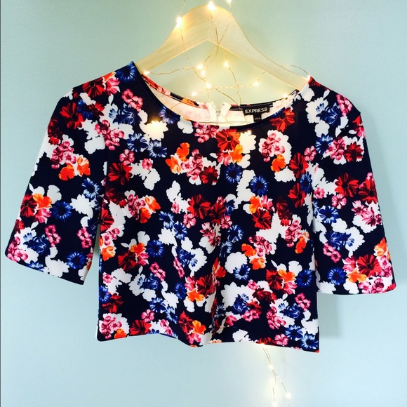 Floral crop top
