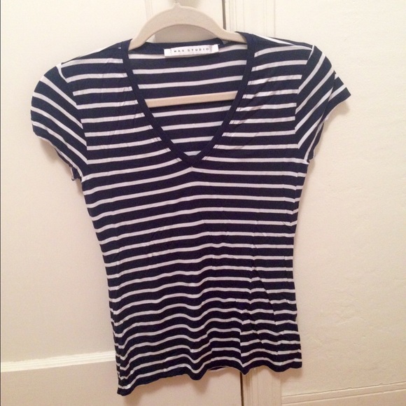 Max Studio striped shirt