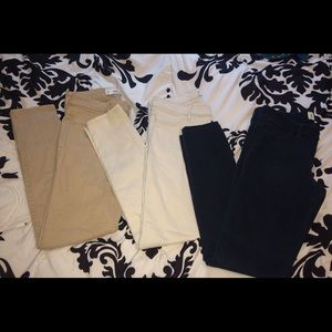 Hollister khaki jegging bundle