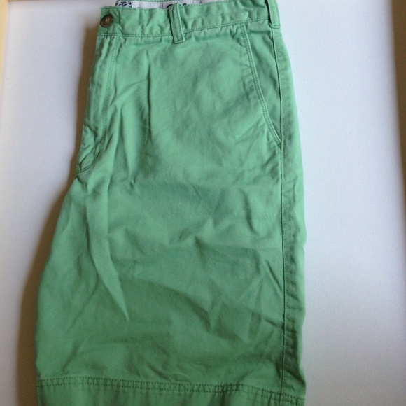 Men's Green Chino Shorts