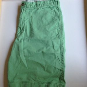 Men's Green Chino Shorts