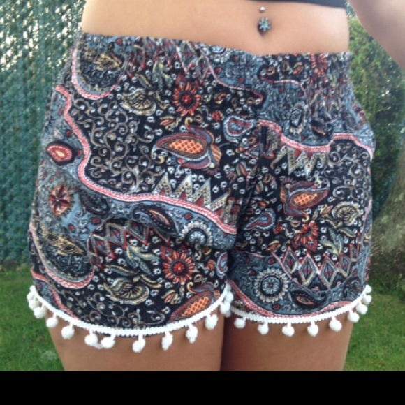 Handmade Balinese Elastic Flowy Shorts
