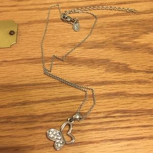 Lia Sophia Sterling Silver Butterfly necklace