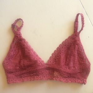 Urban Outfitters Maroon Bralette