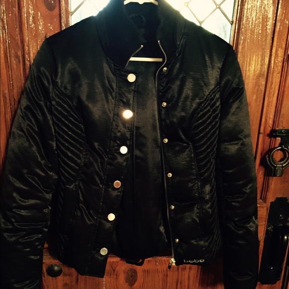 🎀Gorgeous Bebe  - 100% Polyester Black Jacket.