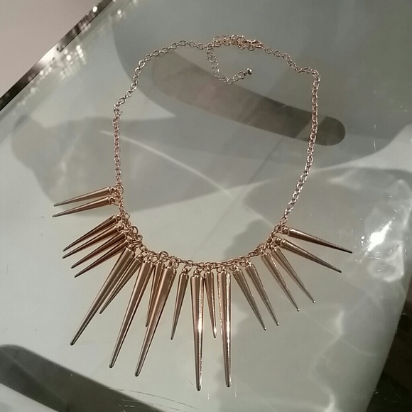 Gold Spike Necklace Chain