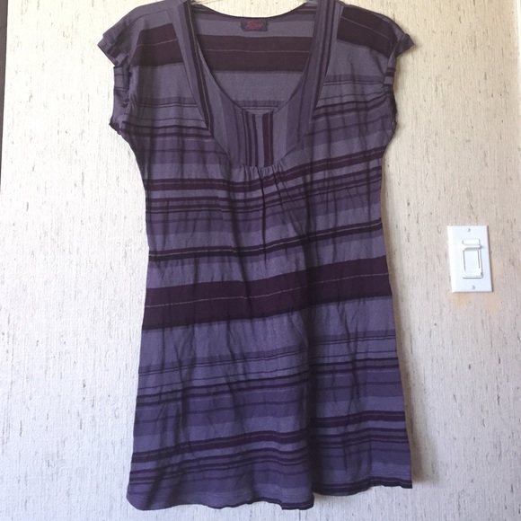 Roxywear Purple Striped Top