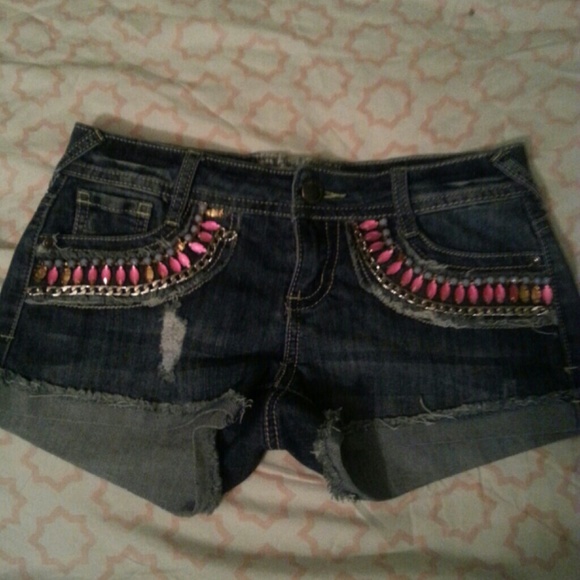 Embellished shorts