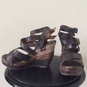 Bed Stu Julianna wedges, size 6 1/2