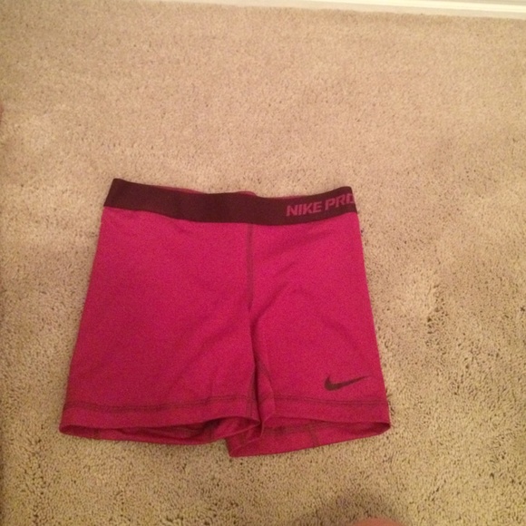Pink nike pros