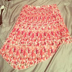 High Low floral skirt