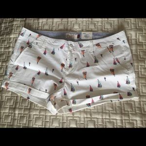 Sail Boat print shorts