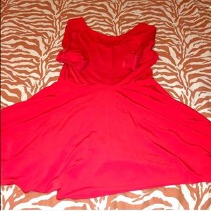 Red Skater Dress