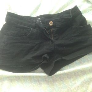 Black shorts