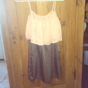 Pink and Brown XSmall Dress