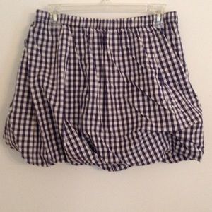 J. Crew gingham mini skirt