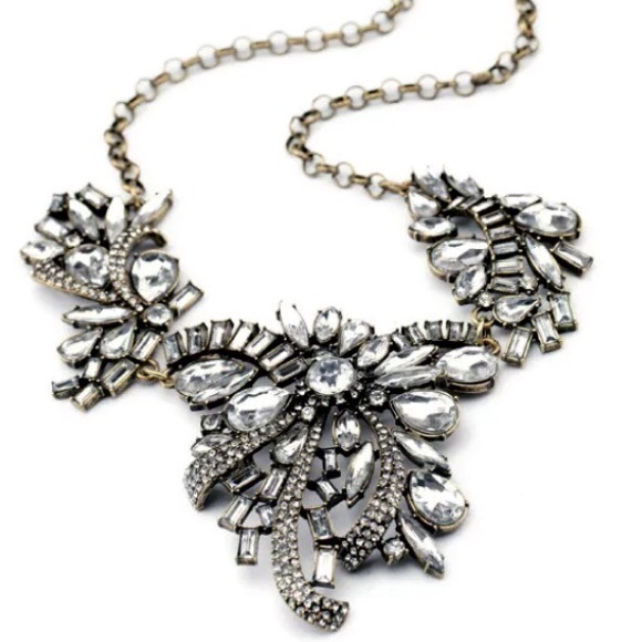 High Quality Choker Statement Crystal Necklace NEW - Picture 2 of 4