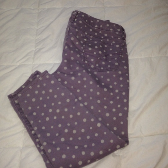 Polka dot jeggins