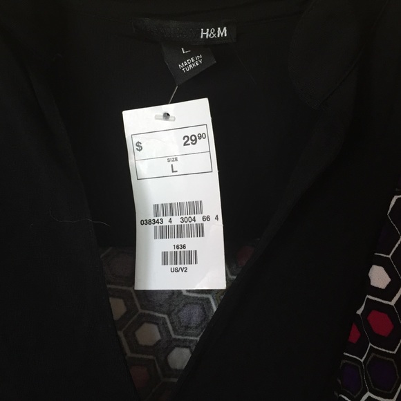 H&M Patterned Tie Top - Picture 2 of 4