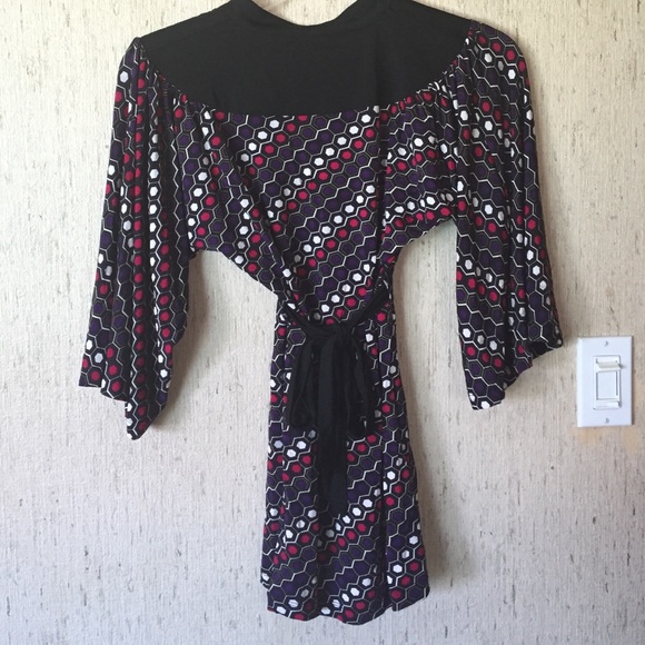 H&M Patterned Tie Top - Picture 3 of 4
