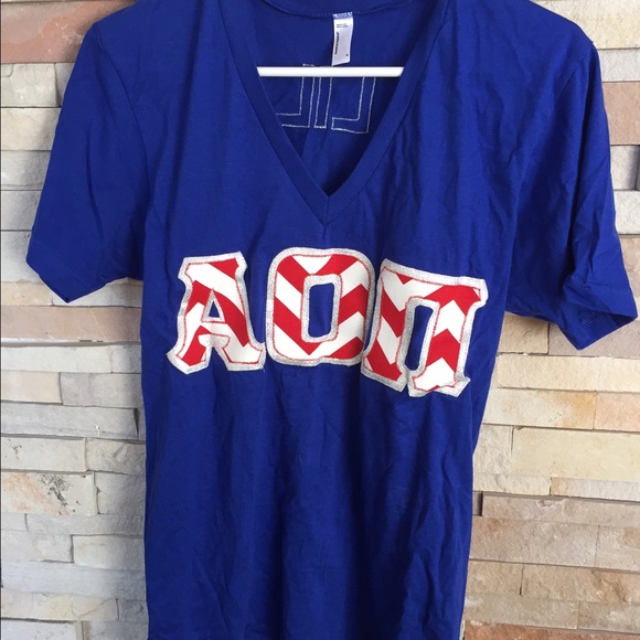 AOII Embroidered Tee