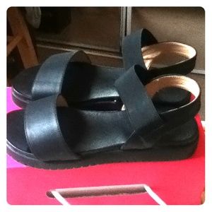 Nature breeze Sophie-01 Black sandals