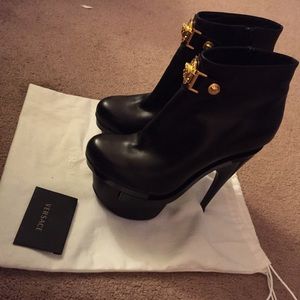 Versace ankle booties