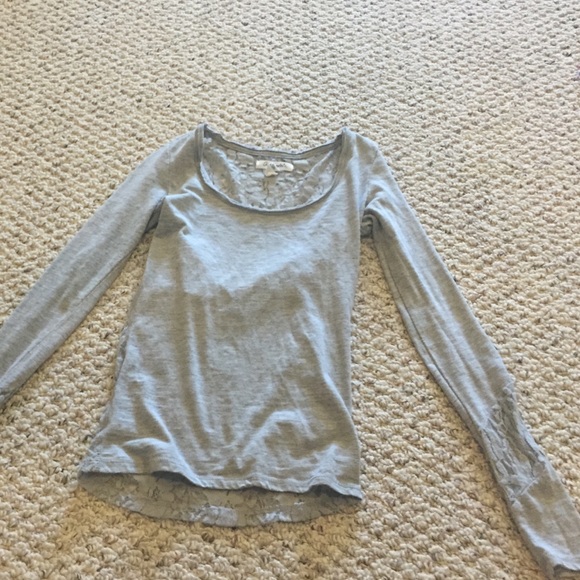 Aeropostale Tops - lace back long sleeve top