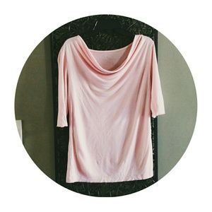 💛Drapey Pink LOFT Top