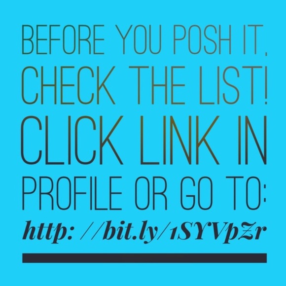 EASY TO FOLLOW LIST!