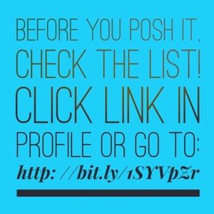 EASY TO FOLLOW LIST!