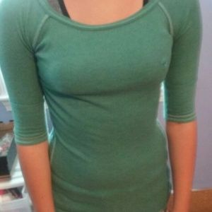 Green half sleeve shirt