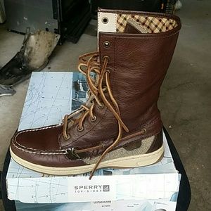 Sperry Ladyfish Brown Deerskin