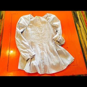 Light blue, 100% cotton top by Lil