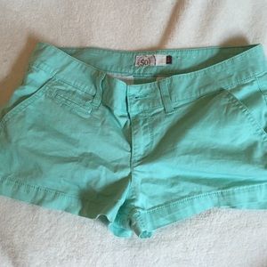 Mint Colored Shorts