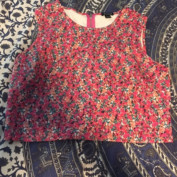 Floral crop top