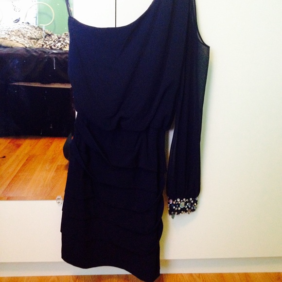 Navy Blue Prom Or Hoco Dress