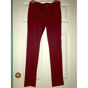 Maroon Jeggings