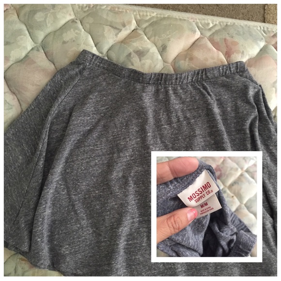 Grey Skater Skirt