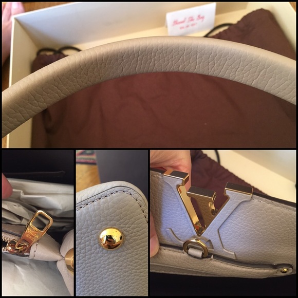 LV capucines taupe - Picture 3 of 4