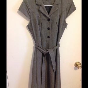 Calvin Klein tweed like A line dress