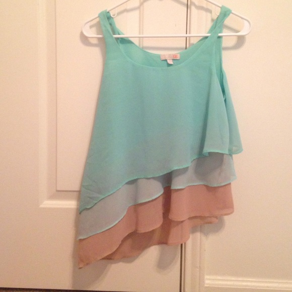 multicolored tank top