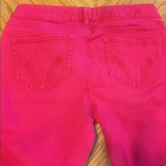 Bright Red Hollister Skinny Jeans