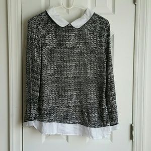ZARA long sleeve blouse