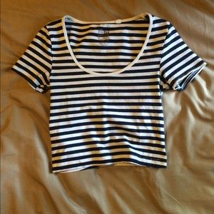 Pacsun Nollie Striped Tight Crop Top