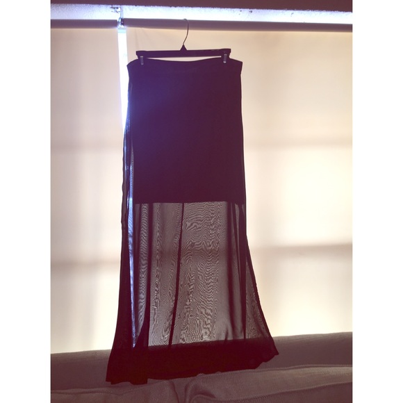 Long Black Maxi Skirt