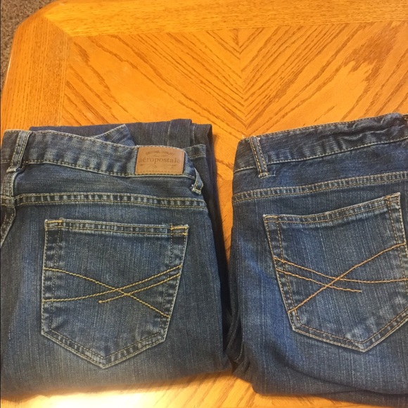 Two Pairs Of Aeropostale Bootcut Jeans
