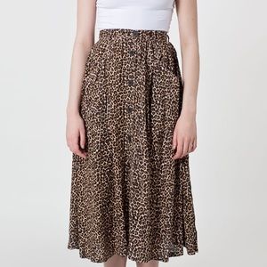 American Apparel Rayon Button Long Skirt