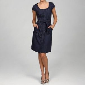 Cap sleeve denim dress size 6. Gently used.